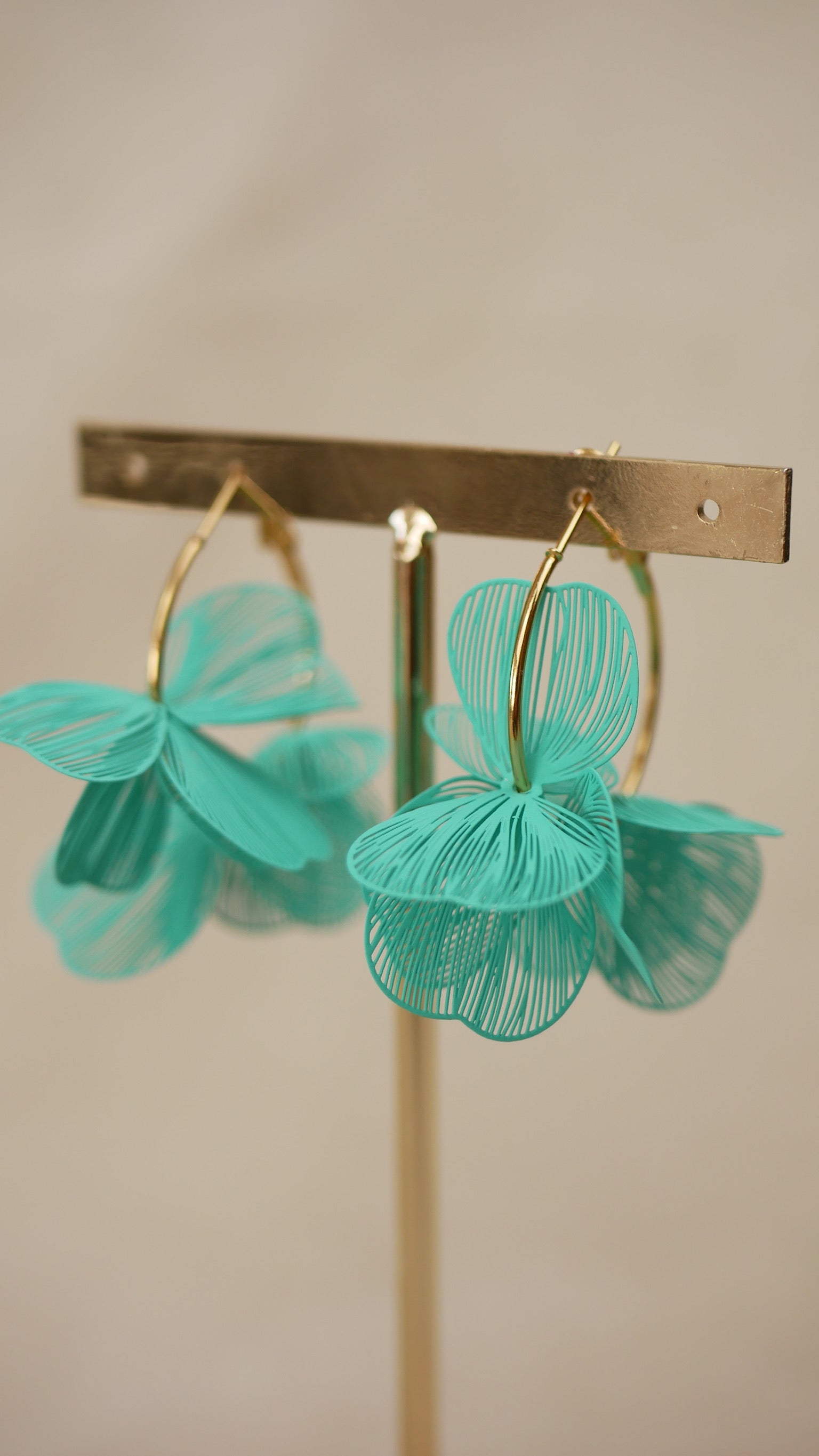 Boucles d'oreilles Ambre