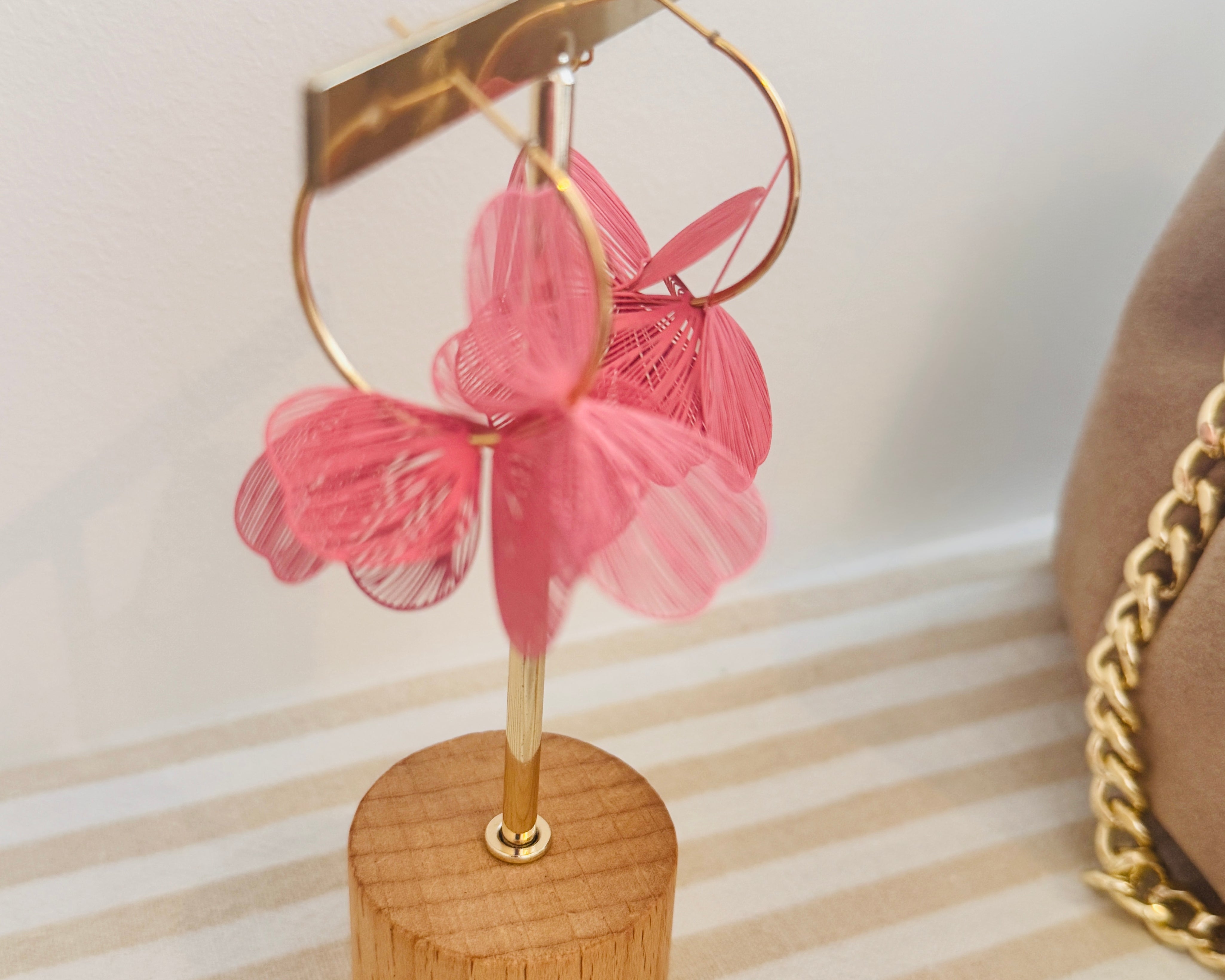 Boucles d'oreilles Ambre